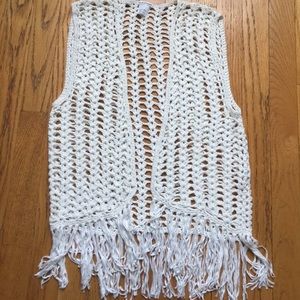 Club Monaco Lola Crochet Vest